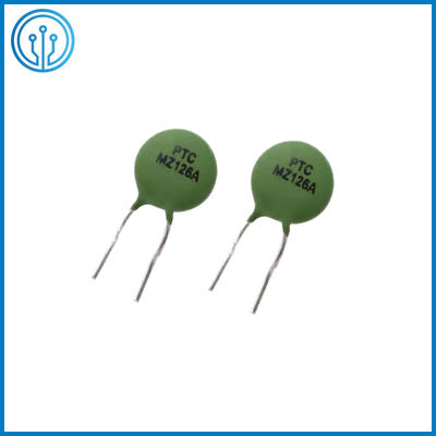 Покрытый силиконом резистор коэффициента температуры позитва термистора 10MM MZ126A 25C PTC